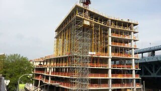 Time lapse Video  High Rise Construction