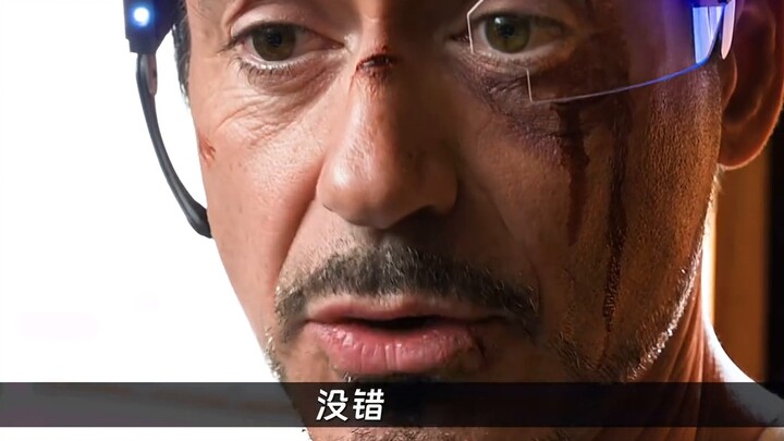 What Tony was holding underwater was not the armor, but Jarvis' hand.