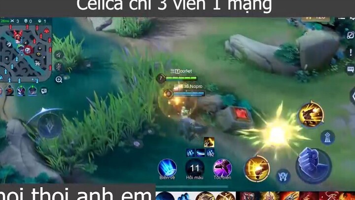 Celica chỉ 3 viên 1 mạng p1 #choithoianhem