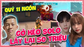 [Free Fire] Yến Nhi-BadBoy Gỡ Kèo Solo Lấy Lại 50 Triệu Của Quý11N | Yến Nhi Gaming