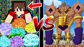 เปิดลักกี้บล้อกวันพีช!! ใช้ผลปีศาจ สู้กับ มนุษย์หินร่างยักษ์ พิก้า!? (Minecraft Onepiece Luckyblock)