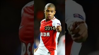 Kylian Mbappé Evolution😎💖||#shorts #short #youtubeshorts #football