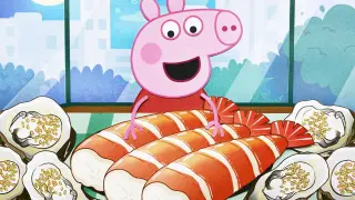 Stop motion | Peppa Pig eating delicious foods