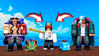 BOUNTY HUNTER Mas Os Personagens De ONE PIECE Decidem Minhas Frutas - Blox Fruits