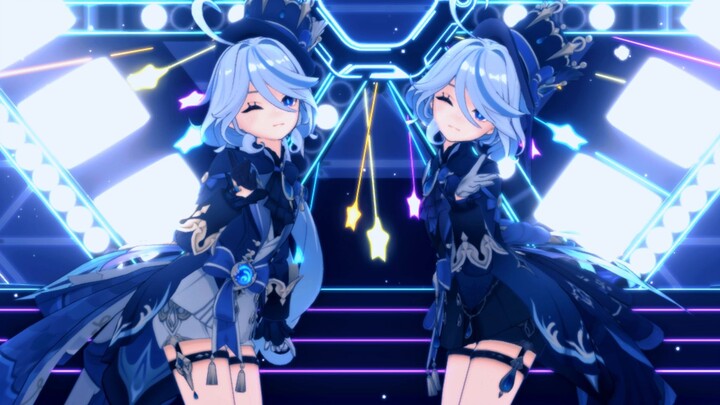 两只芙芙双倍快乐！◇愛包ダンスホール◇原神MMD