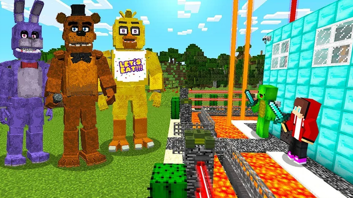 FNAF vs Security House Battle - Minecraft