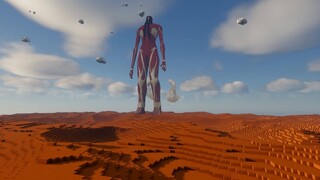 "Minecraft" phục hồi Đại chiến Titan Alan