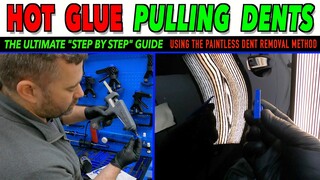 HOW TO GLUE PULL A CAR DENT! | Full Tutorial On Hot Glue | PDR | GPR