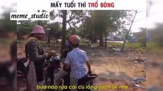 mấy tuổi thì trổ bóng