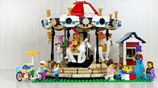 [Soul Water Fishing] LEGO Carousel MOC / Out of print 10257 is too expensive? This one is better! A 