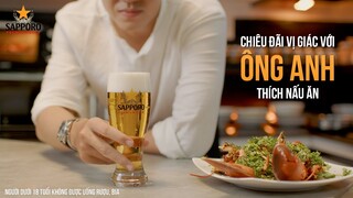 Chuẩn tận hưởng tại gia: Món tôm hùm lạ miệng bên ly bia Sapporo Premium cùng ông Anh thích nấu ăn