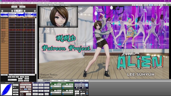 [MMD] LEE SUHYUN - ALIEN [WIP1]