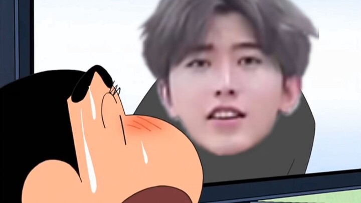 [Crayon Shin-chan × Ayam, kamu cantik sekali] Jadilah keluarga Crayon Shin-chan menonton Cai Xukun b