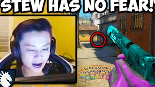 STEWIE2K วิ่งออกกลางคันด้วยเป้าหมายที่ชัดเจน! S1MPLE ควัน VAC! CSGO Twitch คลิป