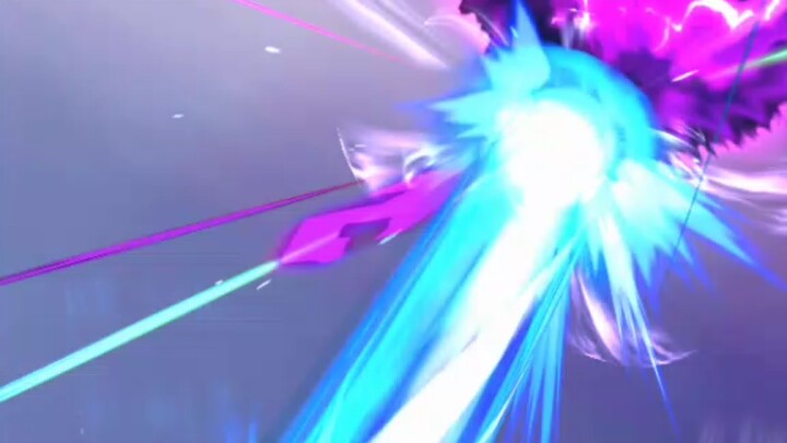 Wah, ternyata ada juga animasi gacha kalah dengan kombinasi super biru?