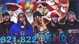 SANJI IS BACK TO HIS SENSES! One Piece Eps 821/822 Reaction