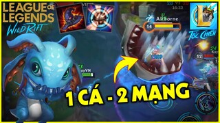 (LOL Mobile) Fizz thả cá siêu to &quot;bốc hơi&quot; AD team bạn easy rank Emerald | StarBoyVN Tốc Chiến