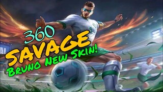 🔴 Bruno New Skin [360 Savage] | Mobile Legends