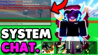 The System Chat Decides My BUILD For PvP In Blox Fruits!