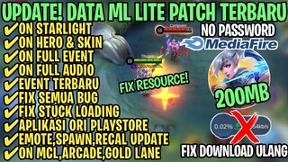 Data ML Lite Full Event 200Mb Terbaru Patch Allstar | ML Lite | Cara Mengatasi Lag & Patah Patah