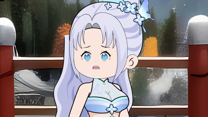 The Adventures of Xiao Qi begins with a bellyband chasing after the master