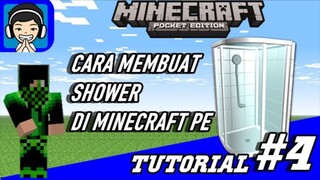 Cara Membuat Shower Di Minecraft PE - Tutorial #4 / MCPE INDO