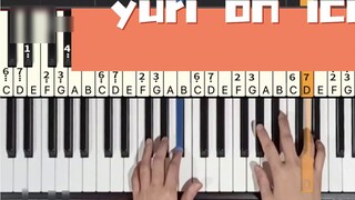 【Piano】The notes of "yuri on ice" rush like waves