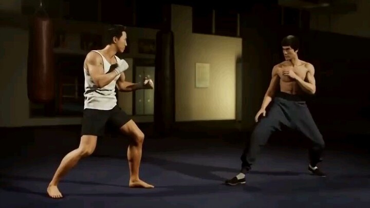 Donnie yen Vs Robbot, Bruce lee