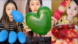 [ASMR] THÁNH ĂN ĐÁ| Ăn Đá lạnh, chocola đông lạnh đa màu sắc| Ice Eating MUKBANG SATİSFYİNG#231