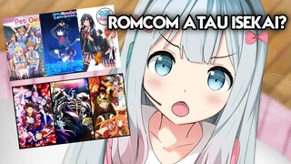 Benarkah Kepopuleran Anime Romcom Udah di gantikan Ama Anime Isekai?
