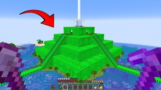 I Built The Most Over The Top Beacon In Minecraft Hardcore