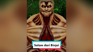 Salam dari marley Ib :  animasiaot AttackOnTitan shingekinokyojin aot snk fyp fypシ viral animasi meme parodi salamdaribinjai