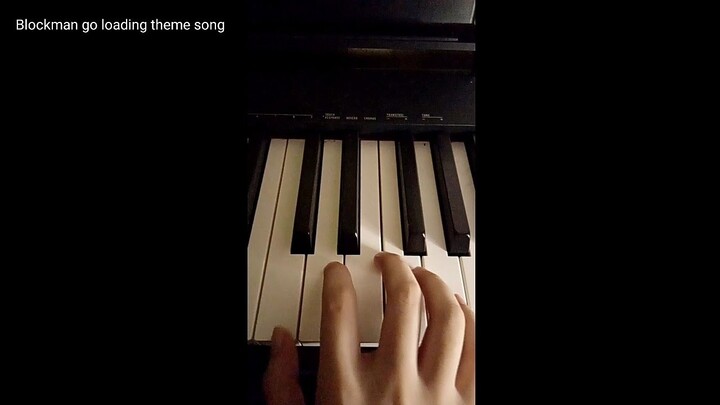 Blockman go theme song but i played it on piano (watch till end)