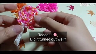 How I make Loom Band (Candy Bong Keychain)