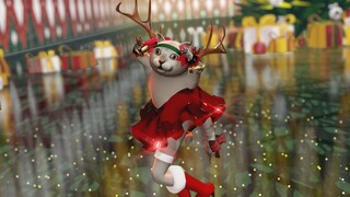 Christmas limited edition Mur cat dance