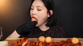 mukbang eating boki