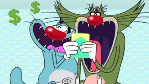 Oggy and the Cockroaches 💲 THE LOTTERY TICKET (S01E32) CARTOON _ New Episodes