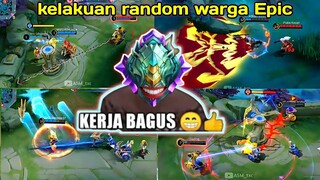 [WTF] MLBB MEME ABSURD |kelakuan random warga epic