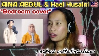 AINA ABDUL ft. Hael Husaini - Bedroom cover || Reaction