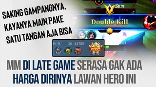 Heran gua, kok bisa NAIK MYTHIC pake Meta ginian. Kayanya main 1 tangan aja bisa pake hero ini