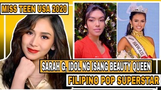 BREAKING: IDOL NI MISS TEEN USA 2020 ANG FILIPINO POP SUPERSTAR NA SI SARAH GERONIMO