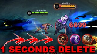 PAQUITO Meta Is Back | Paquito 1 Sec Delete Build | MLBB