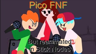 Pico (Friday Night Funkin') but it's reanimated in Stick Nodes