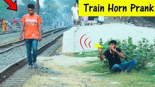 เล่นตลกรถไฟฮอร์น 2022 Best Of Train Horn Prank Reaction ต่อสาธารณะ