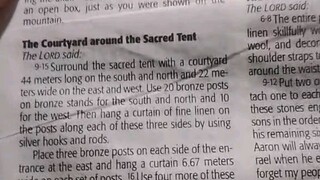 Daily Verse                   Exodus 27:9-19