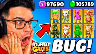 NUEVO BUG de GEMAS INFINITAS en Stumble Guys! 😱 (ruletas infinitas)