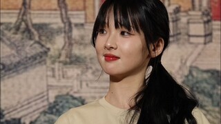 张淼怡拍摄《红楼梦之金玉良缘》瘦到八十多斤，表示最难的点是第一次面对镜头演戏