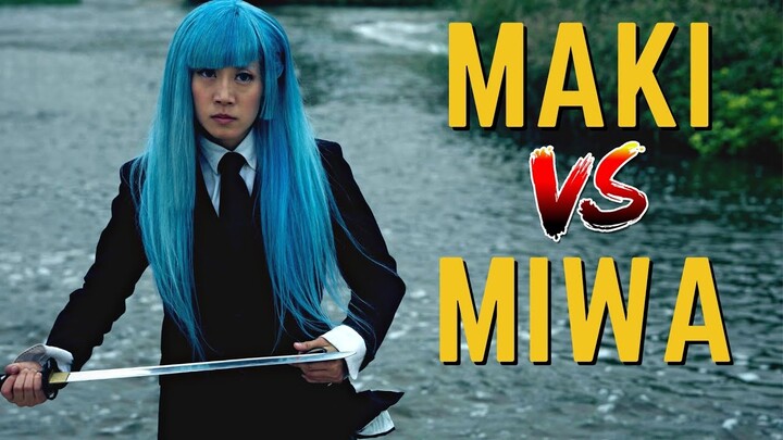 JU JUTSU KAISEN - Maki vs Miwa Live Action | RE:Anime