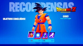 CHEGOU! NOVOS ITENS do *DRAGON BALL Z* no FORTNITE!