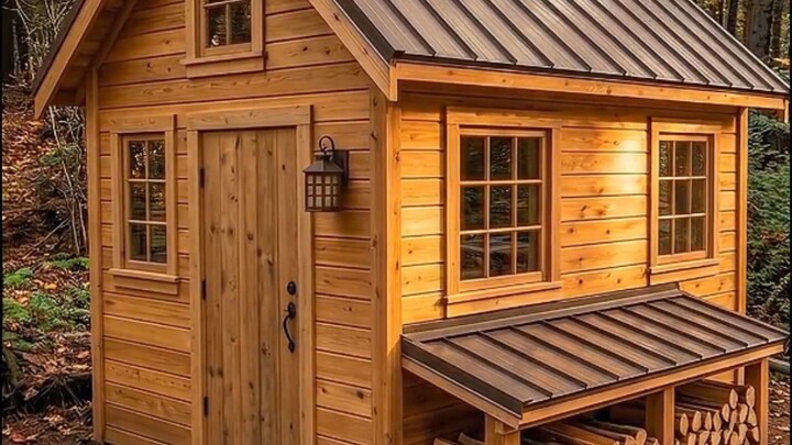 Building a Cozy Wooden Cabin